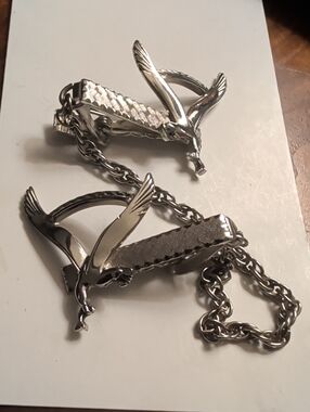 Eagle Bird Sweater Clasp Clip Chain Set Unisex Eagle Fish